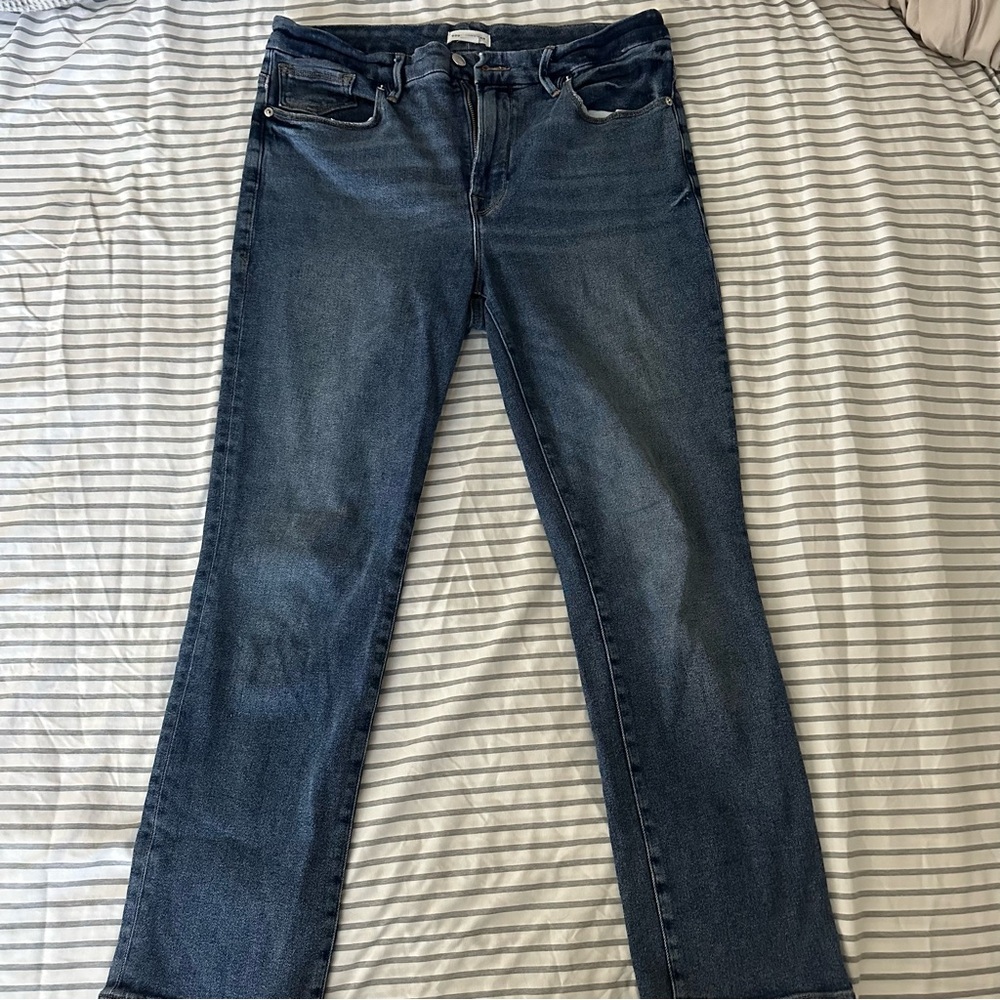 Good American Good Legs Straight Jeans